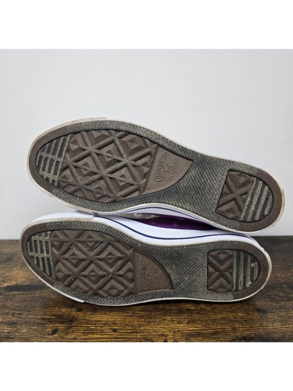 Converse All Star Shoes Womens Size 8 Mens 5.5 Canvas Lace Up Sneakers Purple - Picture 6 of 8